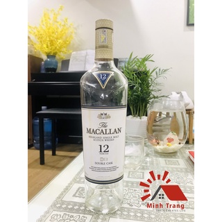 Vỏ chai rượu macallan 12 năm double cask