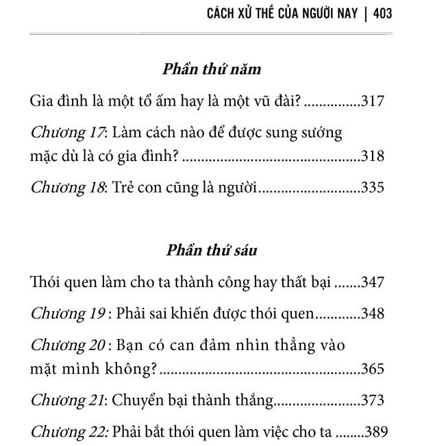 Sách Cách Xử Thế Của Người Nay