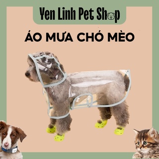 Áo mưa cho chó - Quần áo chó mèo