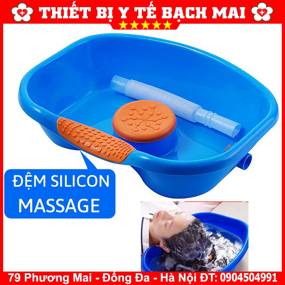 Chậu Gội Đầu Có Đệm Cao Su Massage Tại Nhà Chăm Sóc Người Thân Hiệu Quả Tiện Dụng