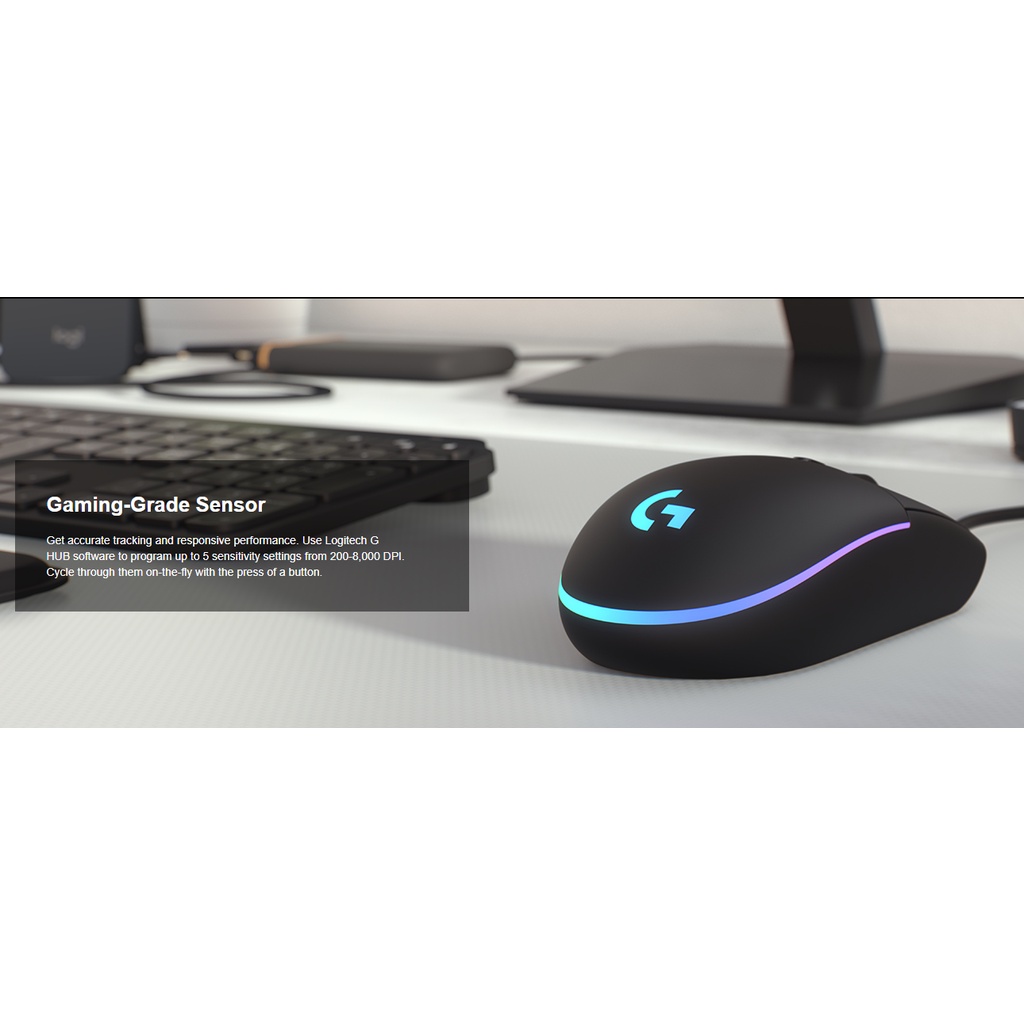 [Hỏa Tốc - HCM] Chuột Gamming Logitech G203 LIGHTSYNC RGB Lighting - Ngọc Viên Store