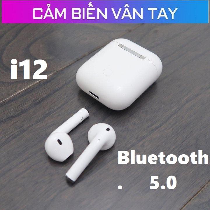 Tai nghe bluetooth i12 phiên bản đặc biệt không dây cao cấp dùng cho cả Iphone và androi bảo hành 12 tháng