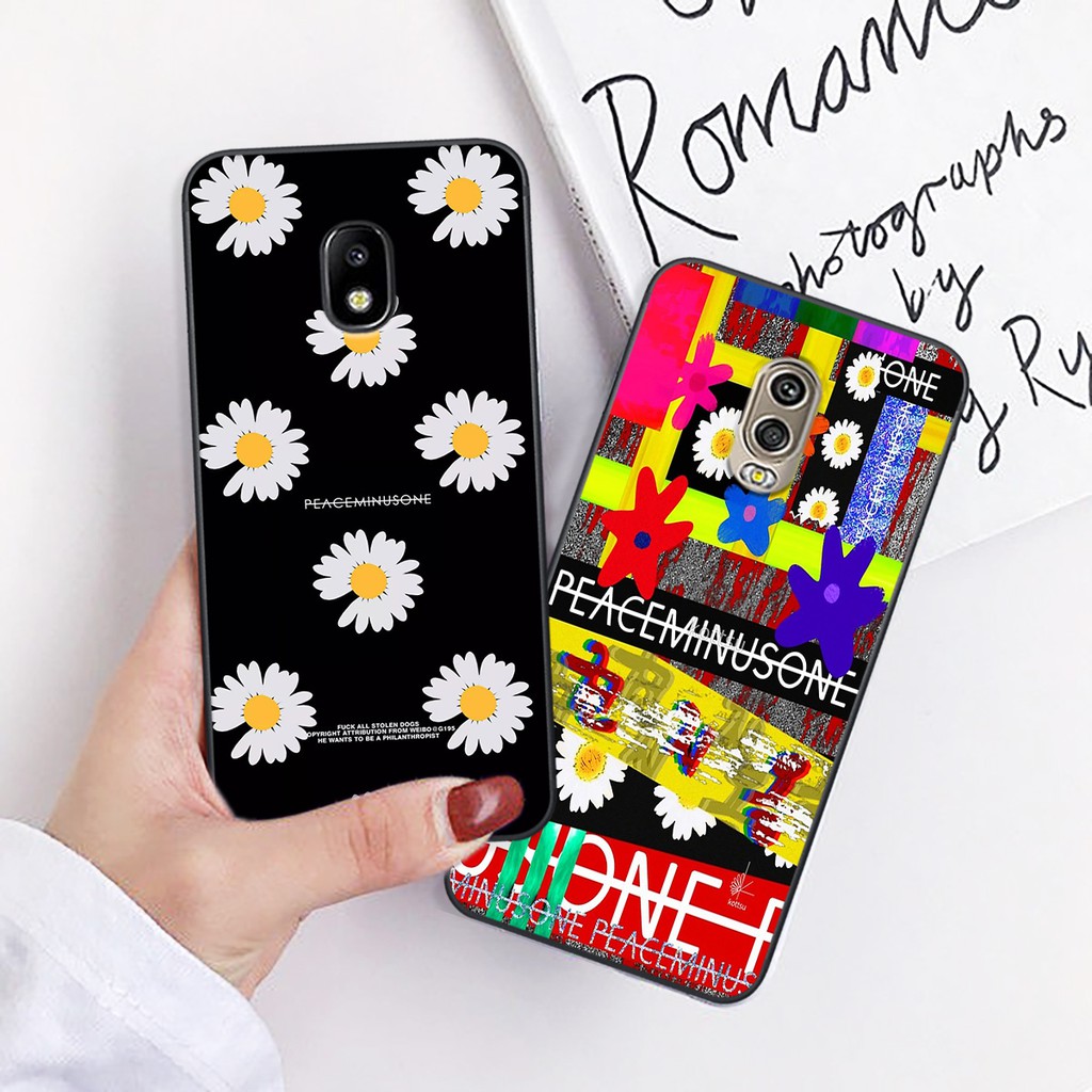 Ốp lưng điện thoại Samsung Galaxy J7 Pro - J7 Plus in hình hoa cúc peaceminusone- Doremistorevn | BigBuy360 - bigbuy360.vn