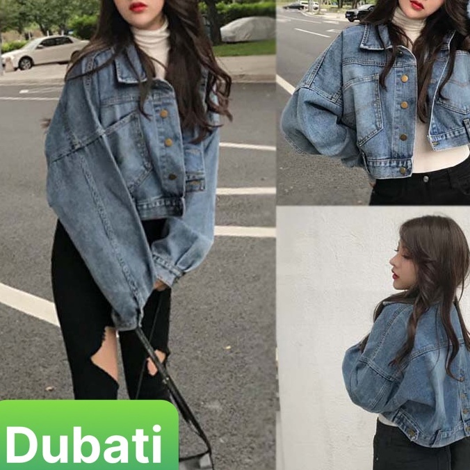 ÁO JEAN NỮ TRƠN XINH XẮN CÓ KHUY SAU SÀNH ĐIỆU HỢP THỜI TRANG- DUBATI FASHION