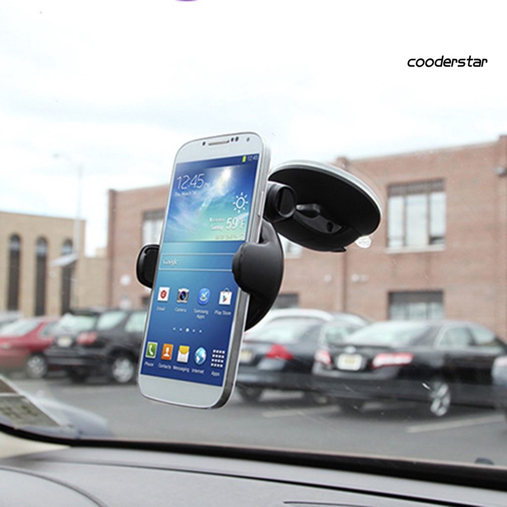 Giá đỡ điện thoại xoay 360 độ có giác hút gắn bảng điều khiển xe hơi thông dụng