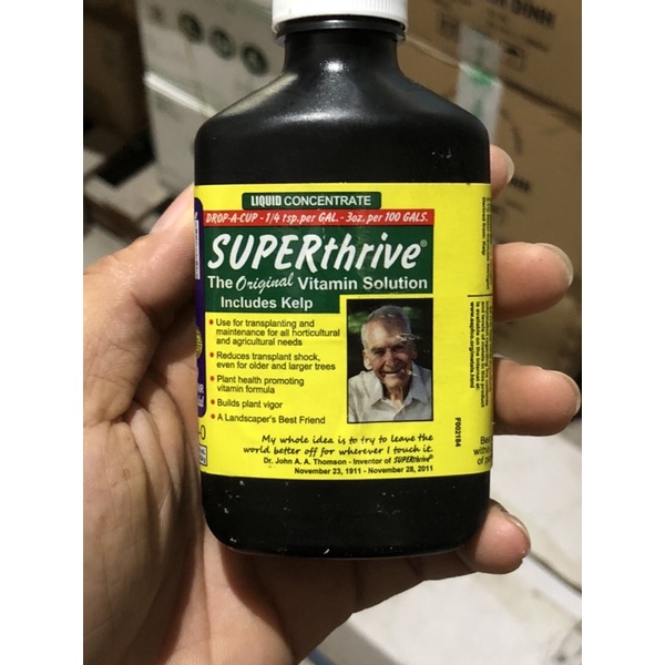 Phân bón lá Superthrive chai 120ml,nhập khẩu mỹ dùng cho các loại cây cảnh