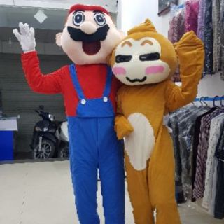 Quần áo hoá trang Mascot Mario đỏ - sinh nhật, sự kiện