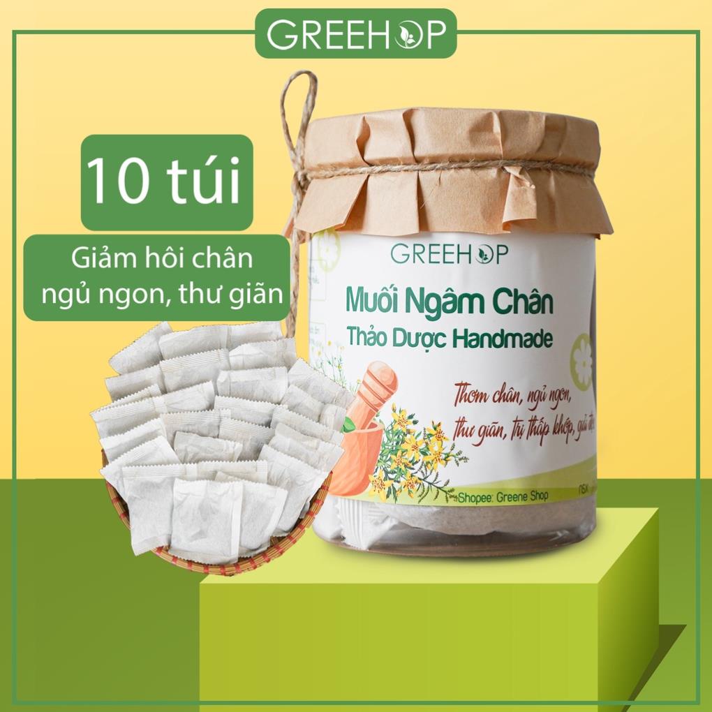 Set 10 túi muối ngâm chân thảo dược