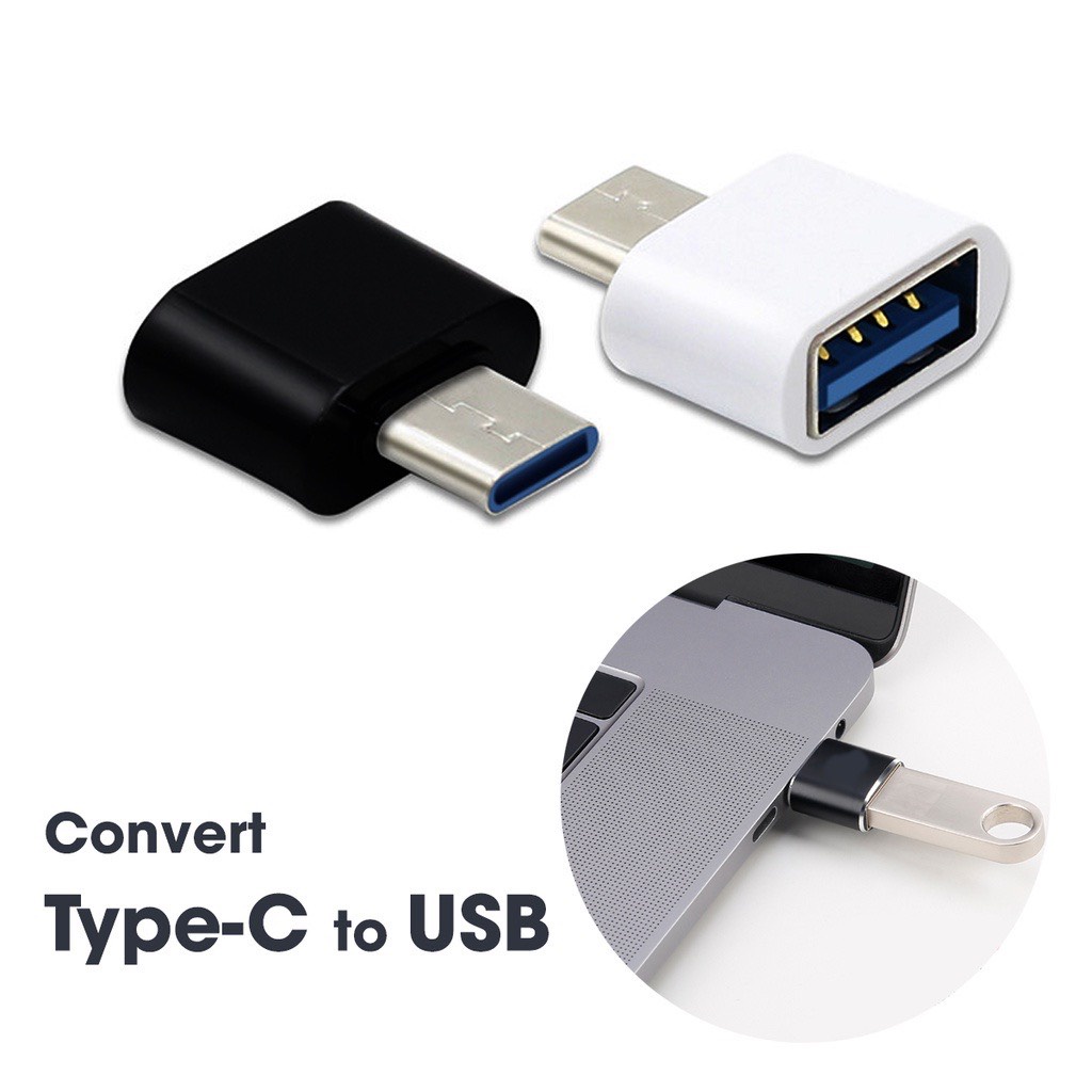 Đầu chuyển đổi OTG từ Type-C sang cổng USB dành cho máy tính táo,ĐT,tablet