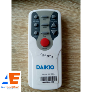 Điều khiển từ xa quạt điều hòa Daikio DK-1300A