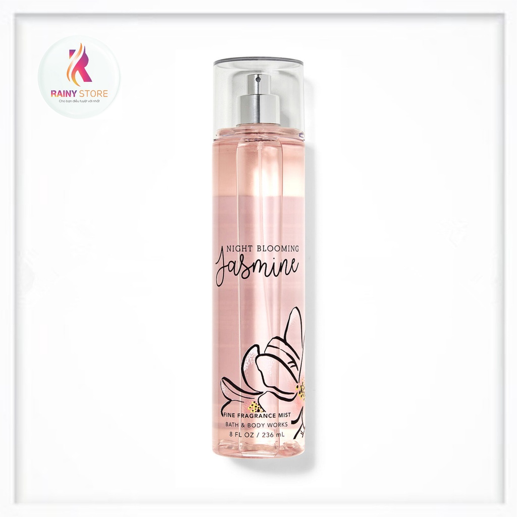 Xịt thơm toàn thân Bath & Body Works Night Blooming Jasmine 236ml
