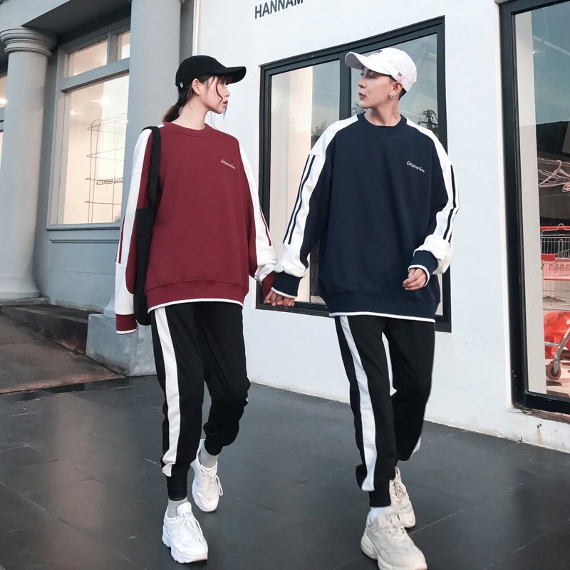 Bộ đồ nỉ nam fom rộng set đôi nam nữ hàng cao cấp đẹp