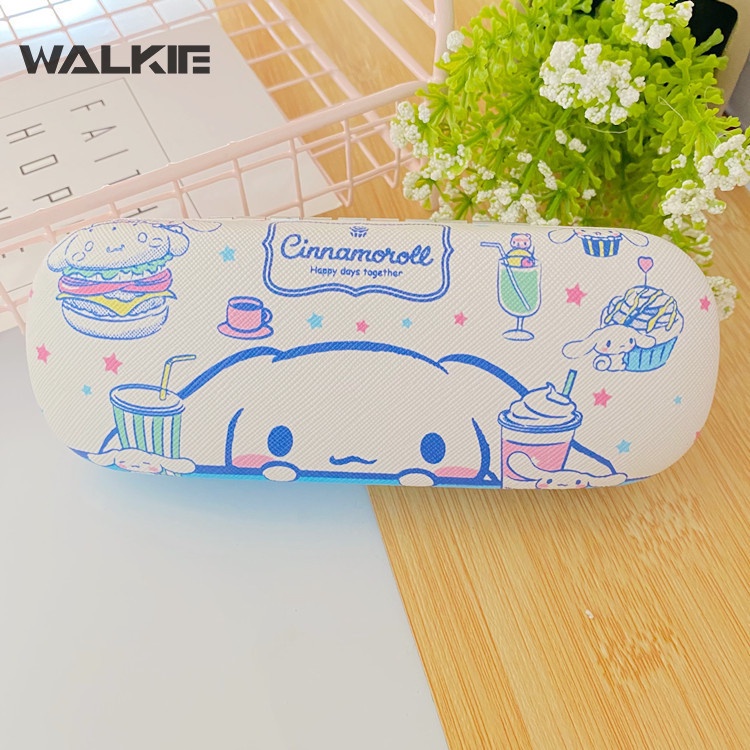 SANRIO Hộp Đựng Mắt Kính Họa Tiết Hoạt Hình Dễ Thương