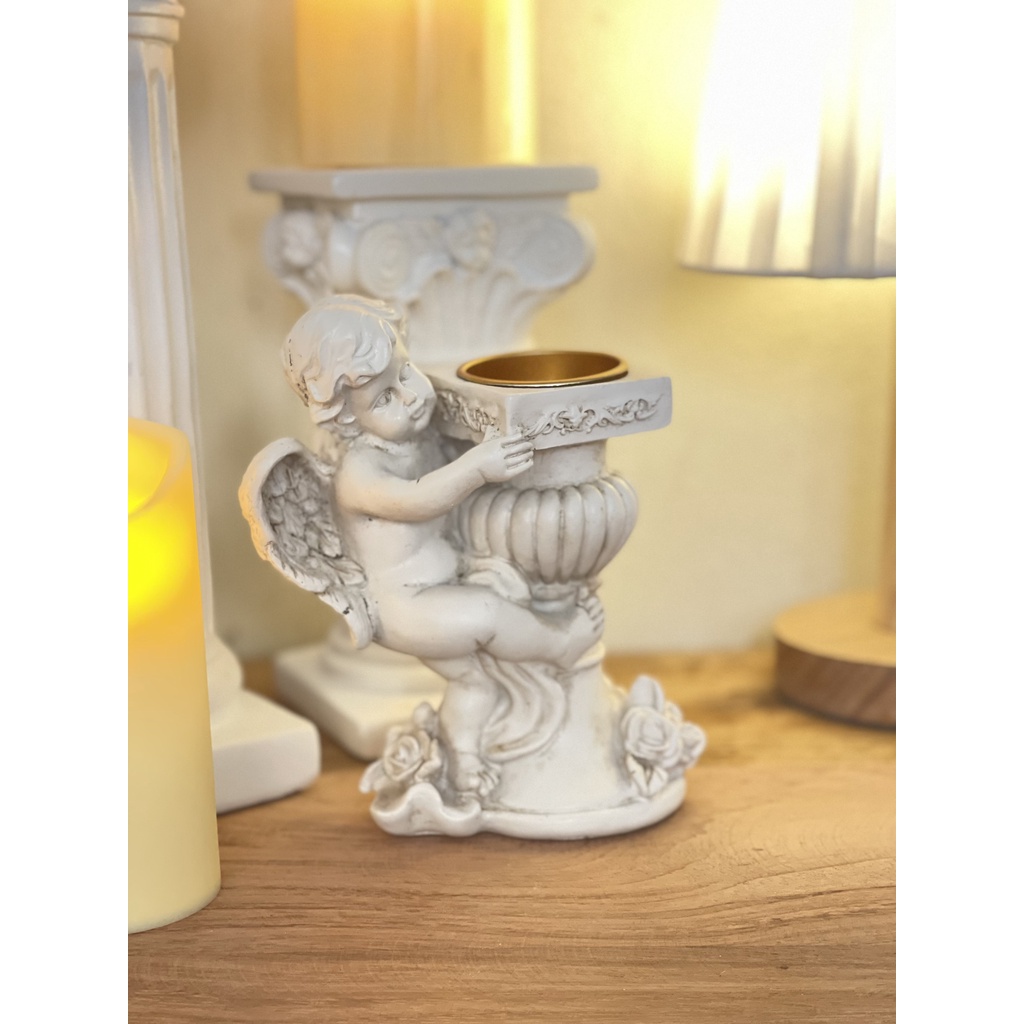 Tượng  Cột La Mã Bắc Âu  làm chân nến decor, chụp ảnh, trang trí nhà cửa