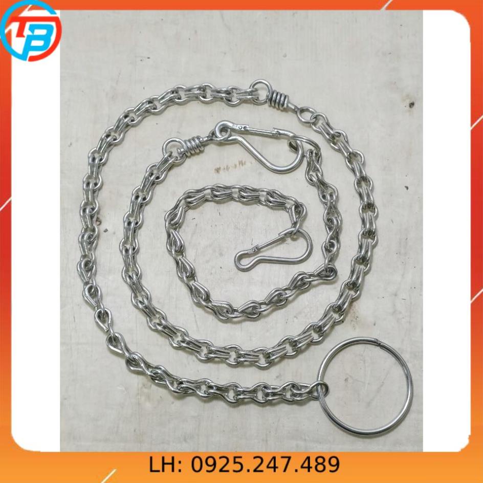 Dây xích cho mèo INOX - Số 6 - Dài 1.7 mét CÁP THÉP Thái Bình VinàN
