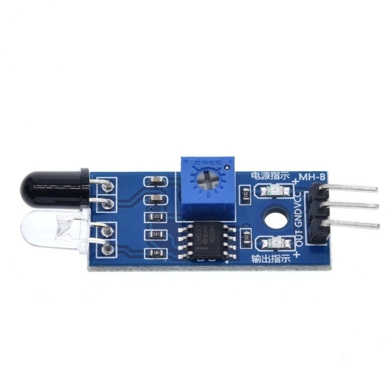 Set 5 module cảm biến hồng ngoại IR tránh chướng ngại vật 3 dây phản quang cho xe hơi robot Arduino