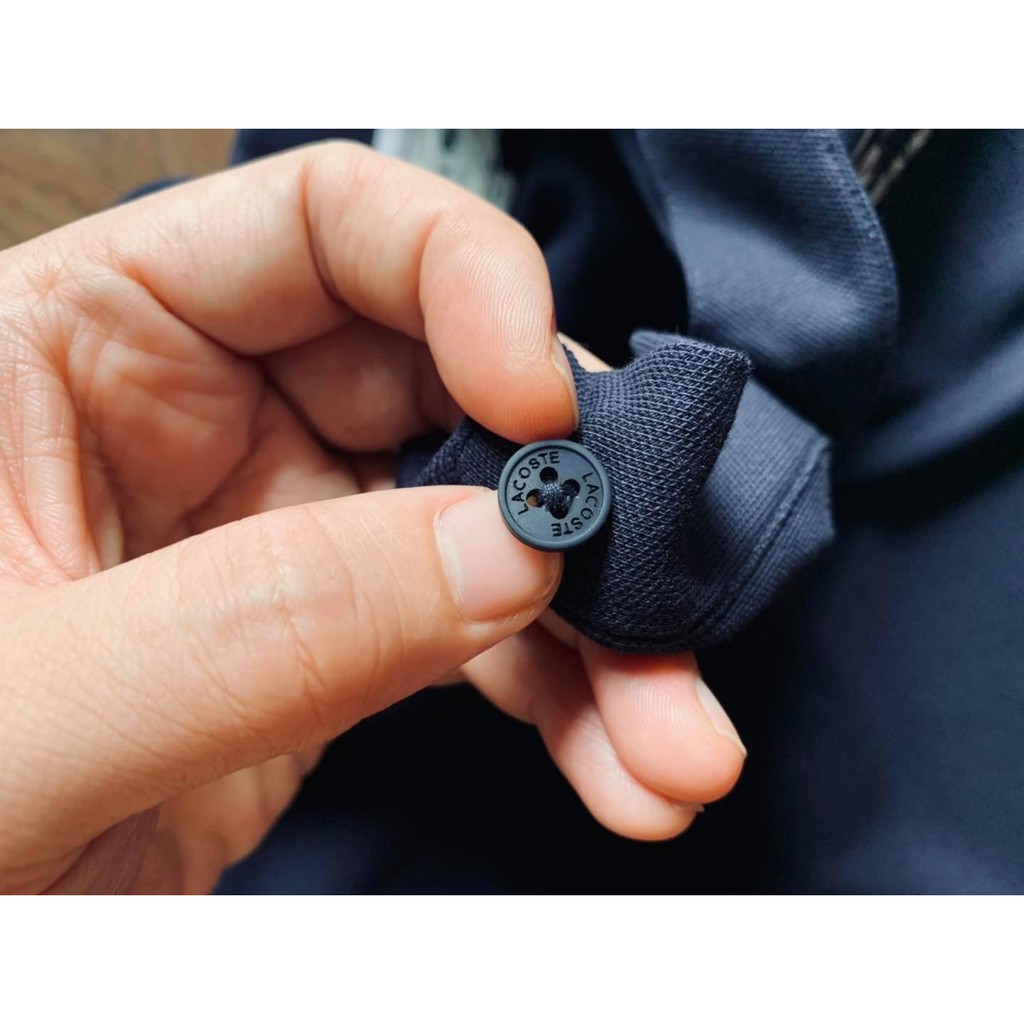 Áo polo cộc tay nam Lc chữ thêu