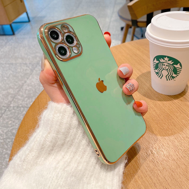 Ốp lưng iphone logo táo viền vuông 6/6plus/6s/6splus/7/7plus/8/8plus/x/xr/xs/11/12/pro/max/plus/promax - Awifi C3-5 | BigBuy360 - bigbuy360.vn