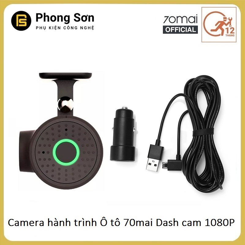 Camera Hành Trình cho Ô tô Xiaomi 70mai Dash Cam Full HD 1080P (BH 12 Tháng)