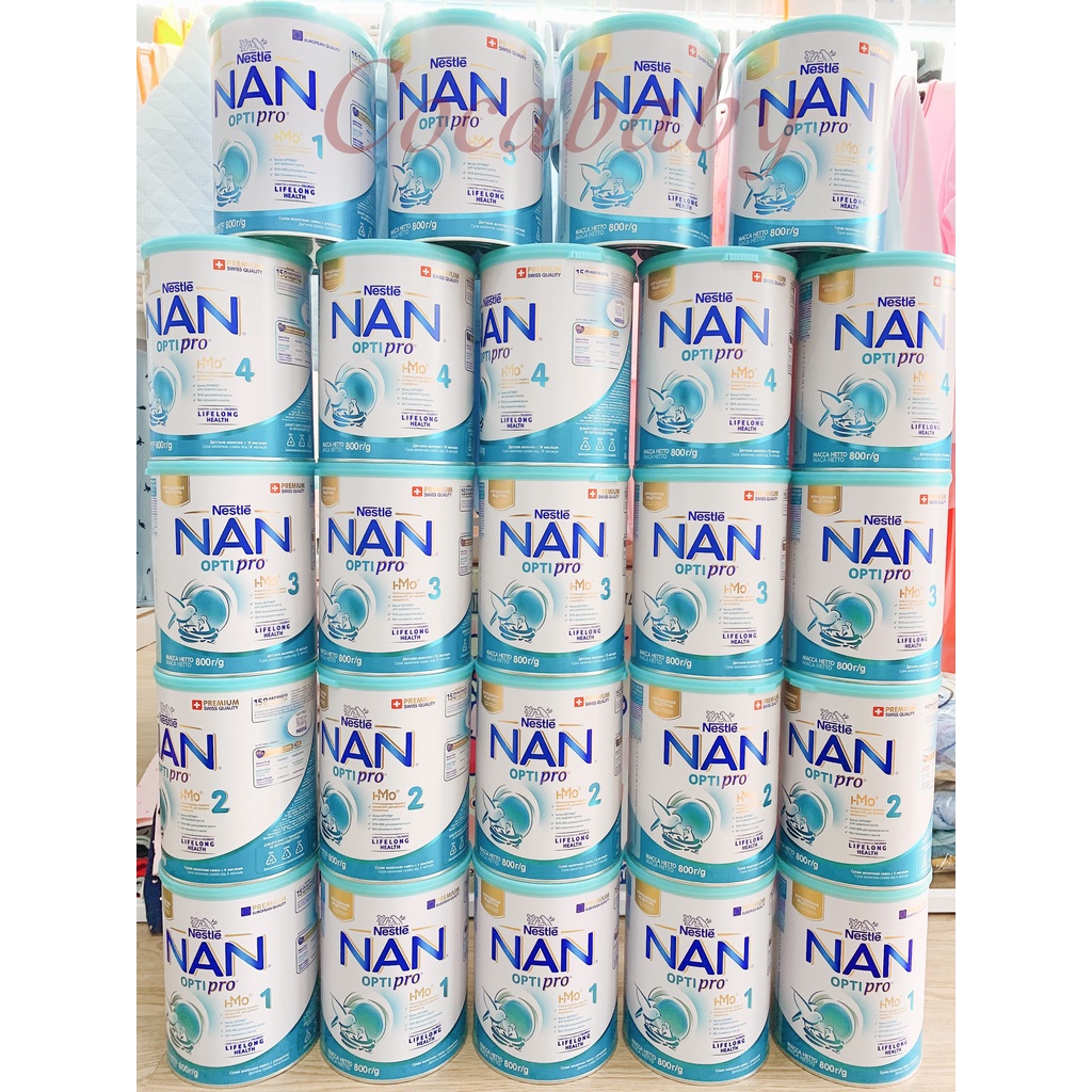Sữa Nan Nga 800g đủ số 1 2 3 4 date 2023