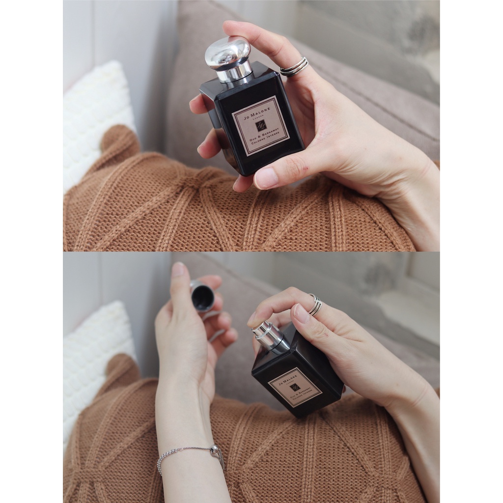 Nước Hoa Nữ JO MALONE Oud & Bergamot / Hổ Phách & Gừng Lily / Myrrh & Tonka Màu Đen 100ml