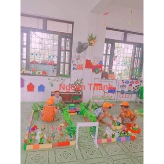 Mũ công nhân cho trẻ mầm non