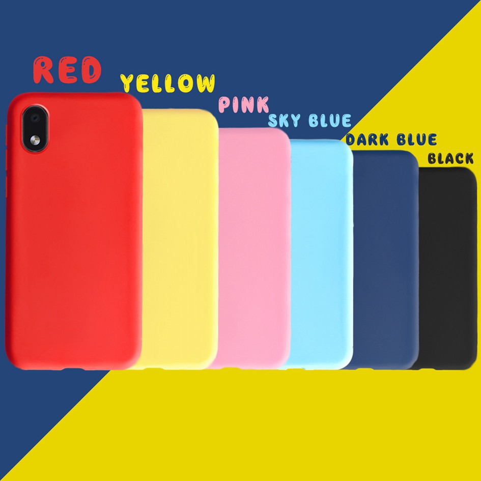 Ốp điện thoại silicon mềm màu trơn thời trang cho Samsung Galaxy A01 Core Sm-A013F A013G A 01core