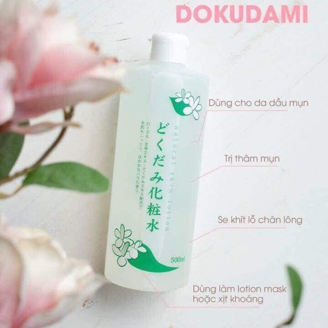 Toner Diếp Cá DOKUDAMI Nước Hoa Hồng Dokudami Nhật Bản Chính Hãng 500ml | BigBuy360 - bigbuy360.vn