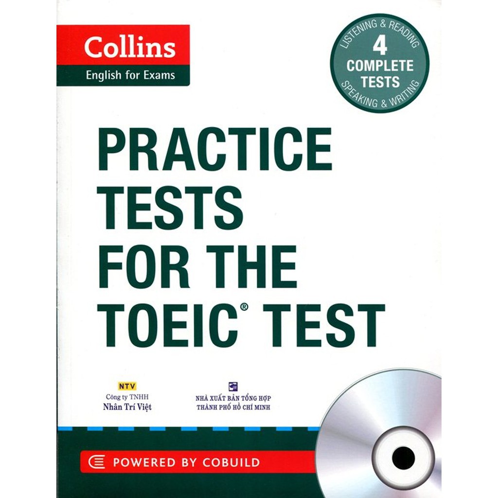 Sách - Collins English For Exams Practice Test For The TOEIC Test (Kèm CD)