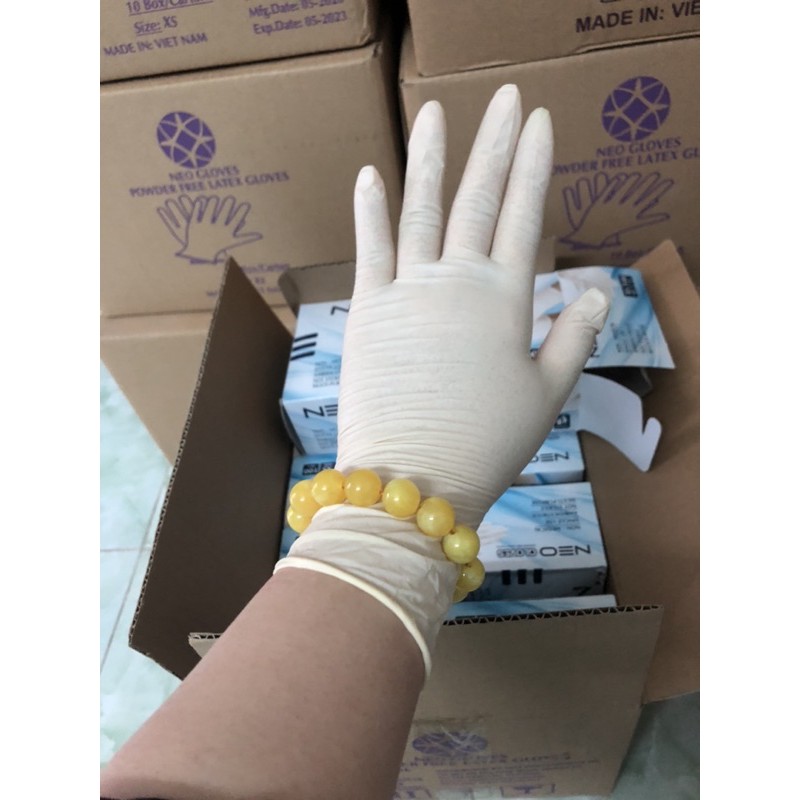 Găng y tế KHÔNG BỘT latex Vglove (50pcs)