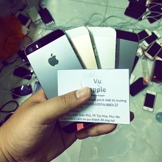 Điện thoại iphone 5s quốc tế dung lượng 16GB zin chính hãng full chức năng vân tay nhạy (Tặng phụ kiện sạc cáp). | BigBuy360 - bigbuy360.vn
