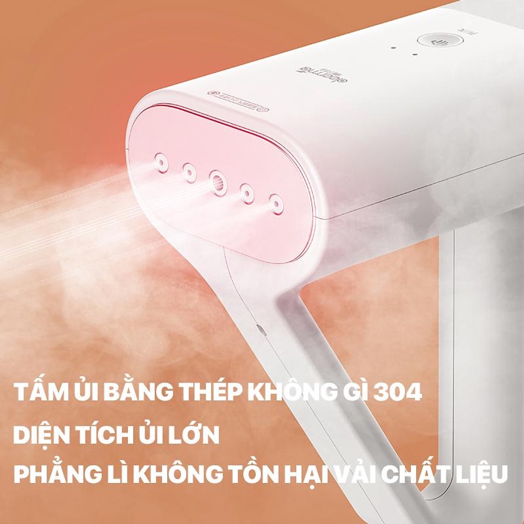 Bàn ủi hơi nước cầm tay Deerma HS100 | Hoả tốc | Bàn là hơi nước Xiaomi Zanjia GT-306LW | MIHOANGGIA