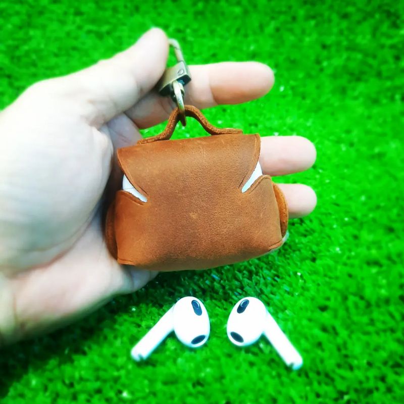 BAO DA AIRPODS 3 - HANDMADE DA THẬT