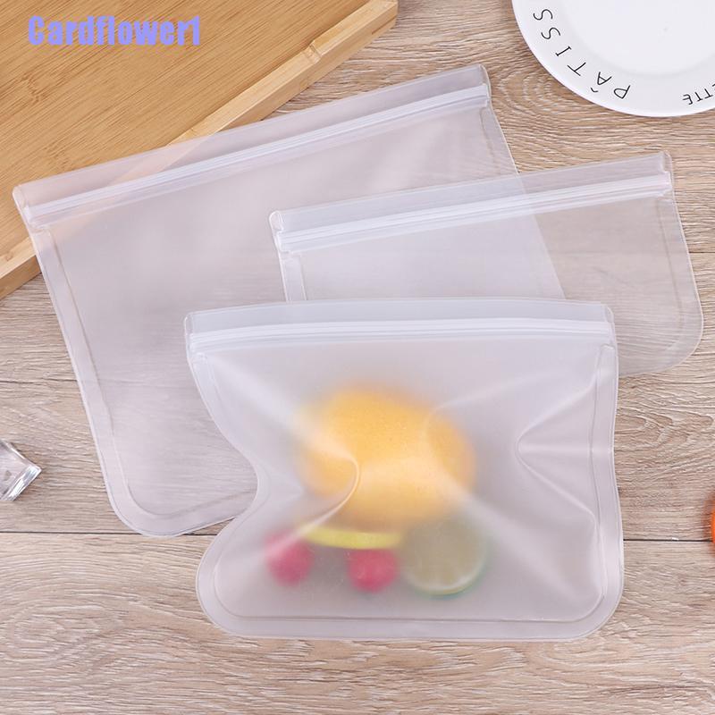 Túi Silicone Đựng Thực Phẩm Chống Rò Rỉ Có Khóa Kéo Tiện Lợi