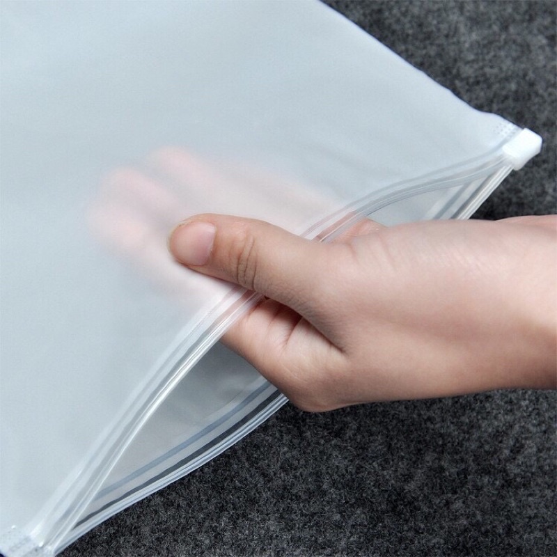 Túi Zip lụa mờ có khóa kéo đựng quần áo, giày dép, đồ cá nhân