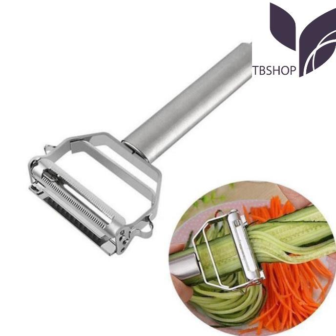 Nạo sợi rau củ cầm tay 3 in 1 inox 304 - Đa dạng, nhiều công dụng như gọt rau củ quả, bào nhỏ cà rốt