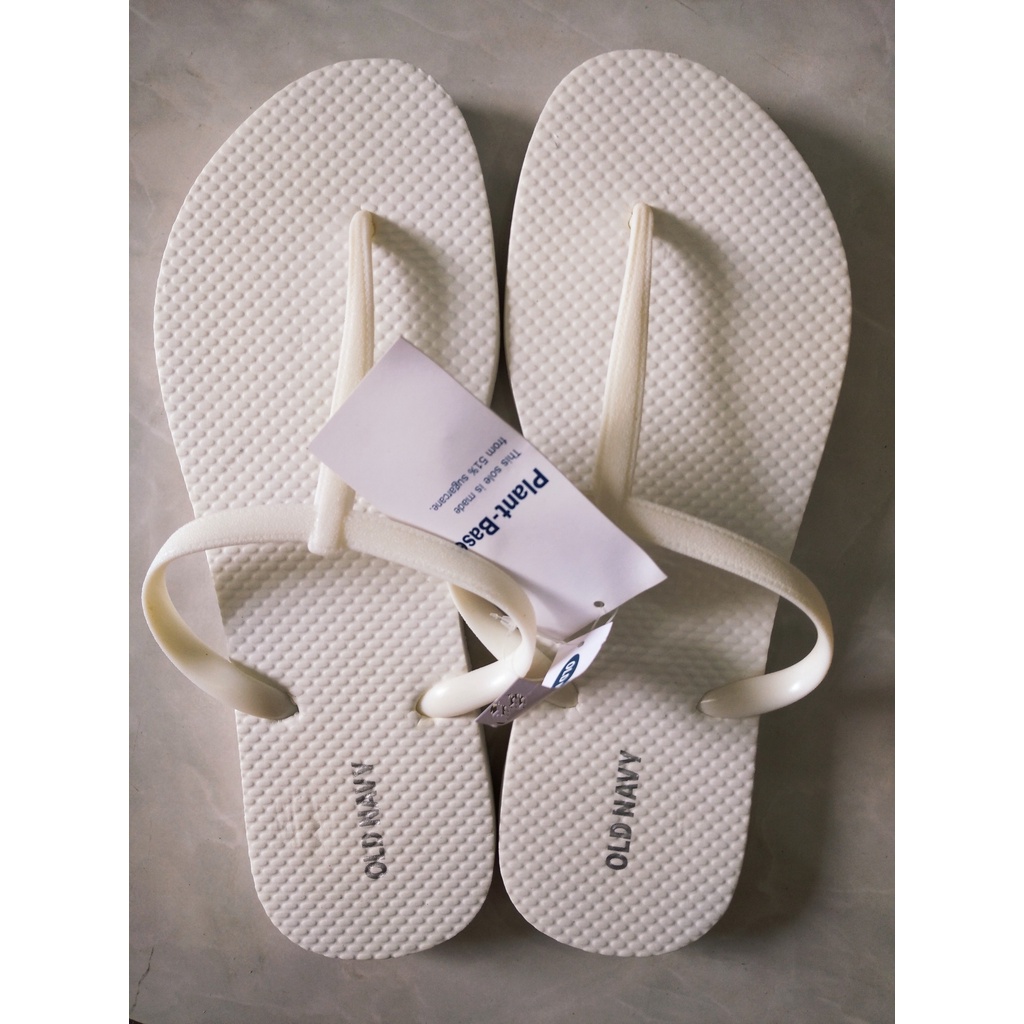 Dép kẹp nữ Old Navy màu trắng