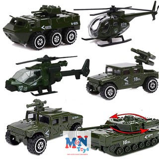 Máy bay quân sự,Hộp 6 ô tô bằng sắt cho bé
