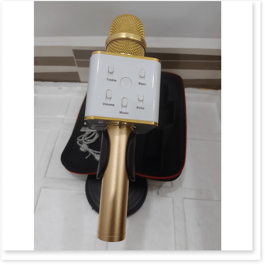 Micro Karaoke Bluetooth Q7U LOAI 1 NGHE LỚN