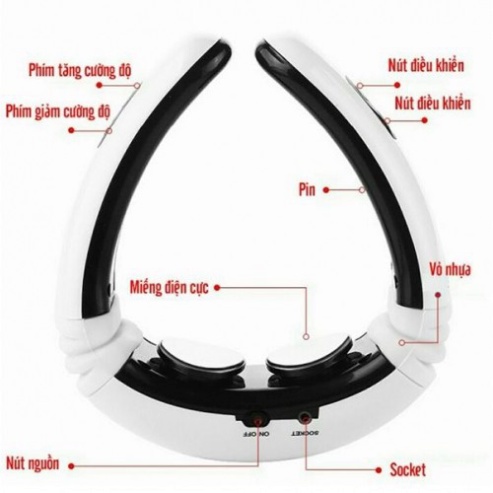 Máy Massage Cổ Vai Gáy Trị Liệu Cao Cấp  Máy Massager