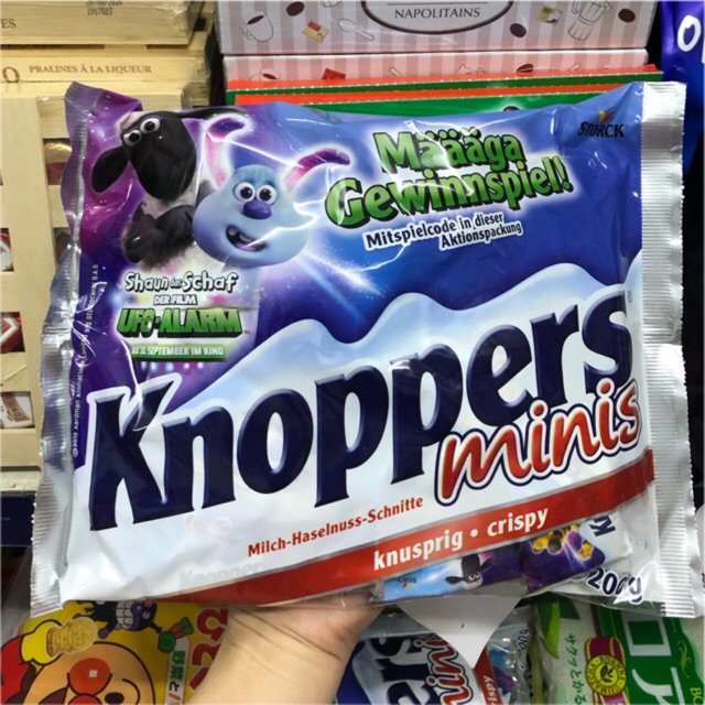 Bánh xốp scl Knoppers (200g)