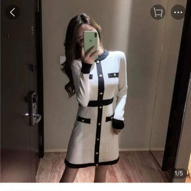 Đầm Len fom dưới 55kg