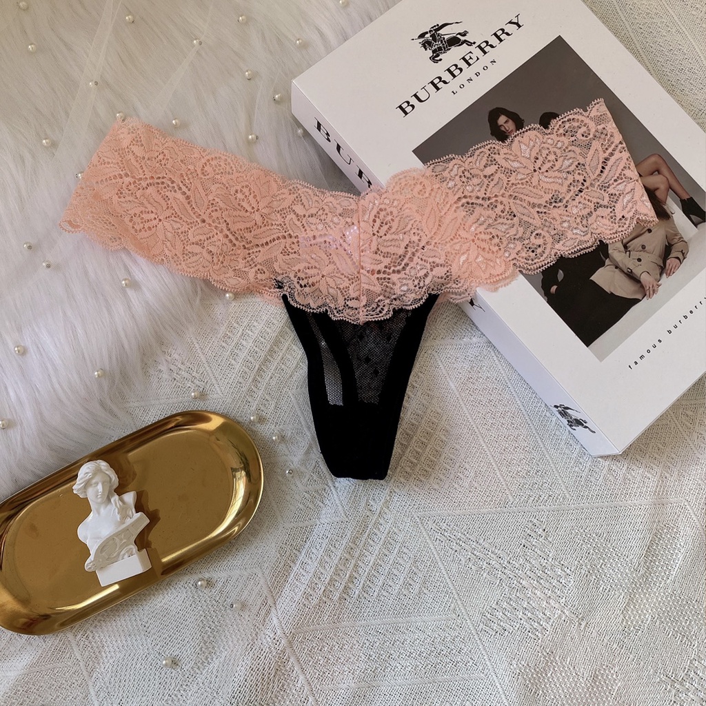 CK119 - Quần lót ren nữ gợi cảm -quần chíp chữ T-KELLYWANG