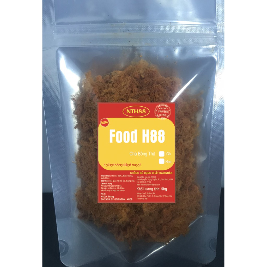 Chà bông cay ớt tươi ruốc cay đặc biệt, chà bông làm bánh cao cấp Sài Thành / nhieuthuhay88