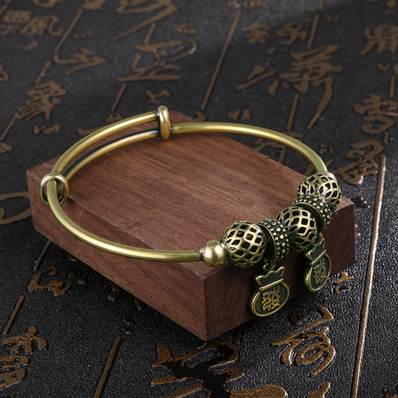 Yueying Do Vòng Tay Dây Đồng Cổ Điển Nữ Thiết Kế Chắc Chắn Mang Lại Sự May Mắn Hòa Bình