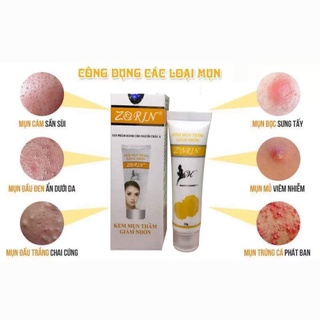 Kem mụn thâm giảm nhờn zorin 12g