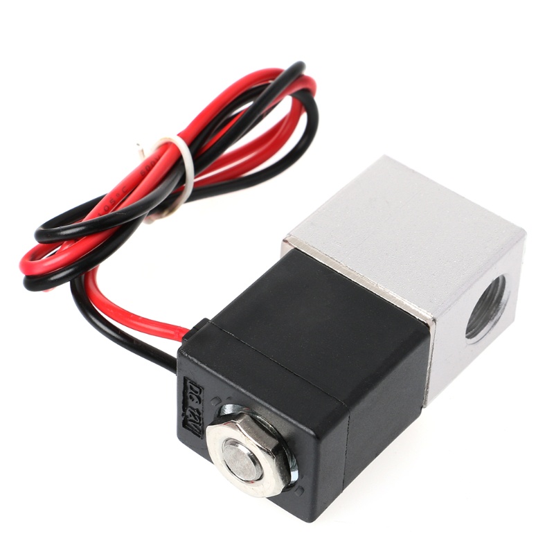 Van Điện Từ 2 Chiều 1 / 4 &quot;Bằng Nhôm Chuyên Dụng Cho DC 12V