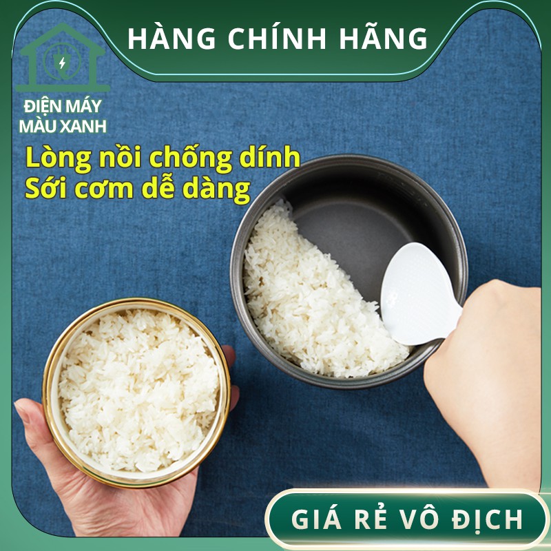 [HÀNG CHÍNH HÃNG] Nồi Cơm Điện Đa Năng Mini JIASHI 1,2L Hàng Nội Địa Cao Cấp (Nấu Cháo, Chưng, Hấp, Luộc...) | BigBuy360 - bigbuy360.vn
