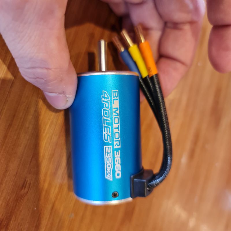 Phu kiện Xe Rc 1 : 10 ko chổi than esc 120a - motor 3660 - sevor- dumborc 6X -90km/h