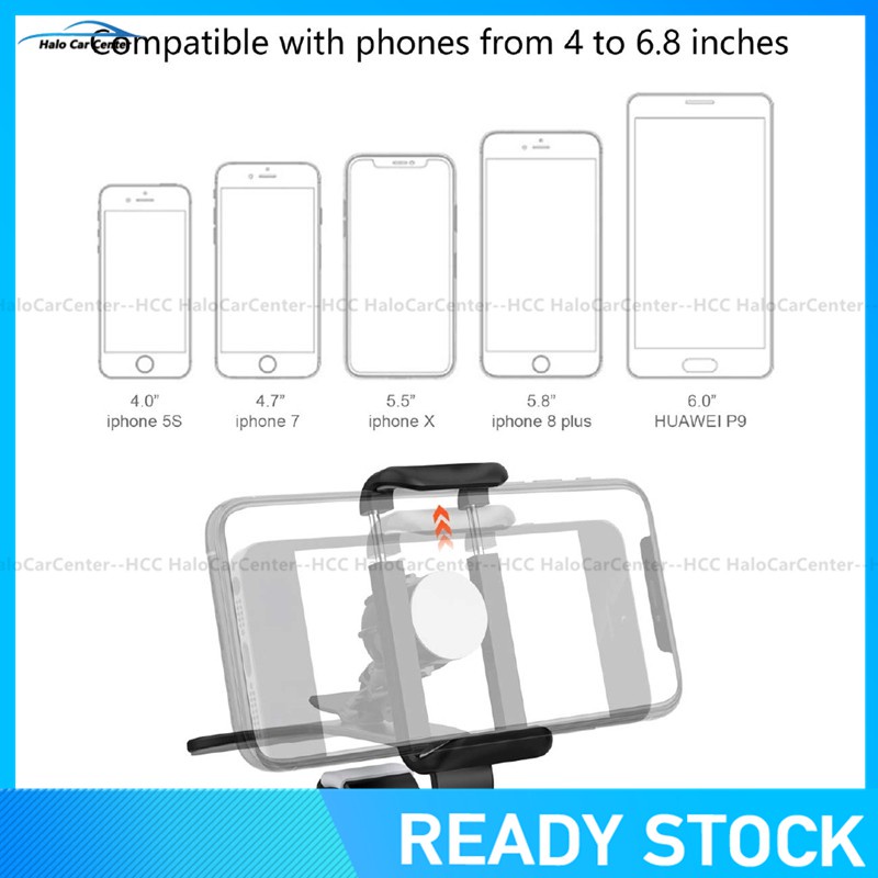 Giá đỡ điện thoại xoay 360 độ chuyên dụng cho xe hơi